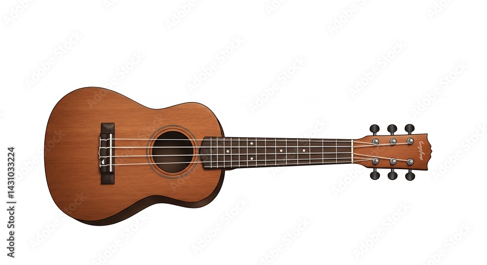 Fototapeta premium Small ukulele portable instrument perfect for beginners