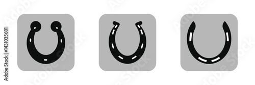 horseshoe isolated on white background