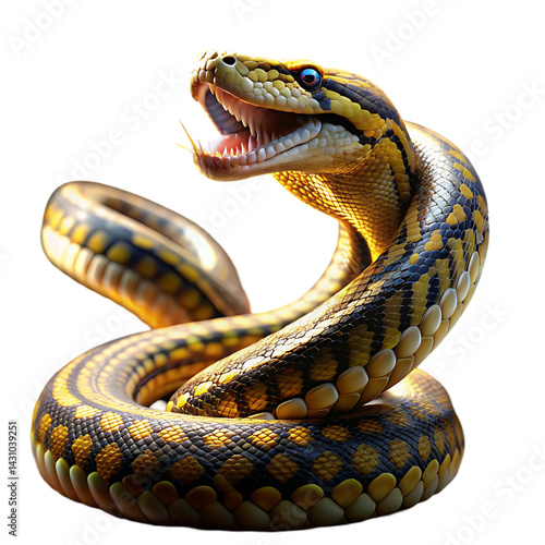 Striking Python: Powerful Snake Image for Wallpapers & More