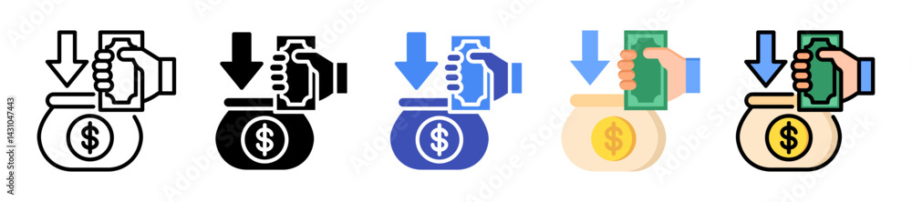 Money Saving Icon Money Saving Icon