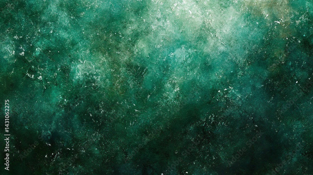 Obraz premium Rich emerald jade background with realistic stone grain and subtle light diffusion