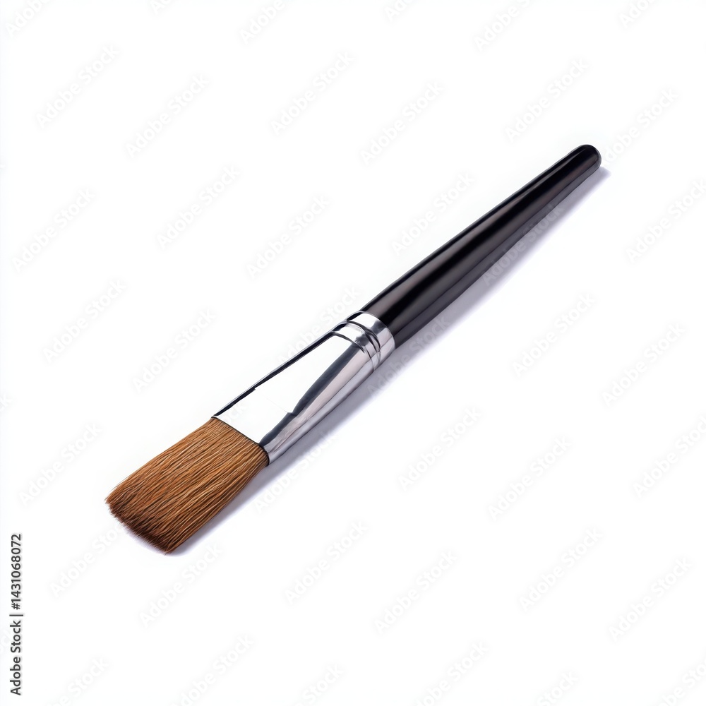 Cosmetic brush isolated on white background Cosmetic brush isolated on white background