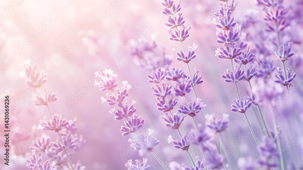 Naklejka premium Pale lavender to dusty rose gradient, soft feel