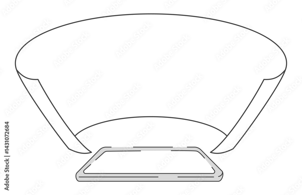スマホから情報が出ているイメージのイラスト ベクター
スマホから情報が出ているイメージのイラスト ベクター