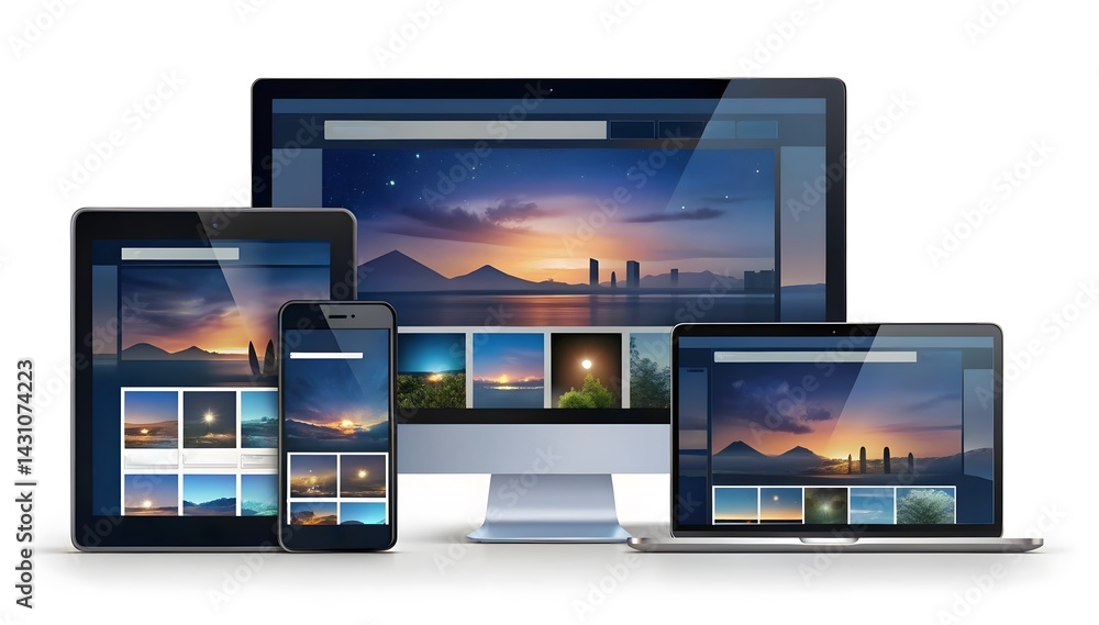 Responsive Web Design on Multiple Devices