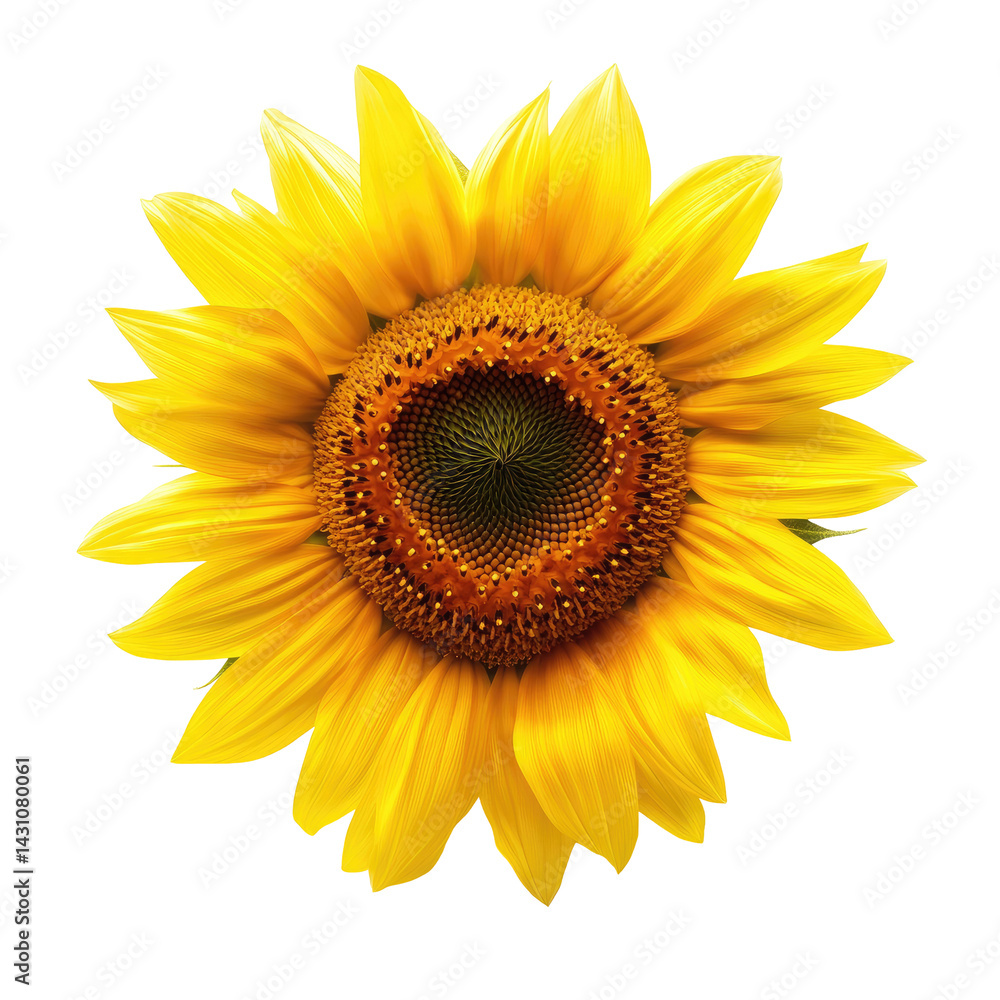 Close-up vibrant sunflower Close-up vibrant sunflower