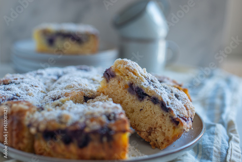 Wallpaper Mural home made blueberry streusel cake  Torontodigital.ca