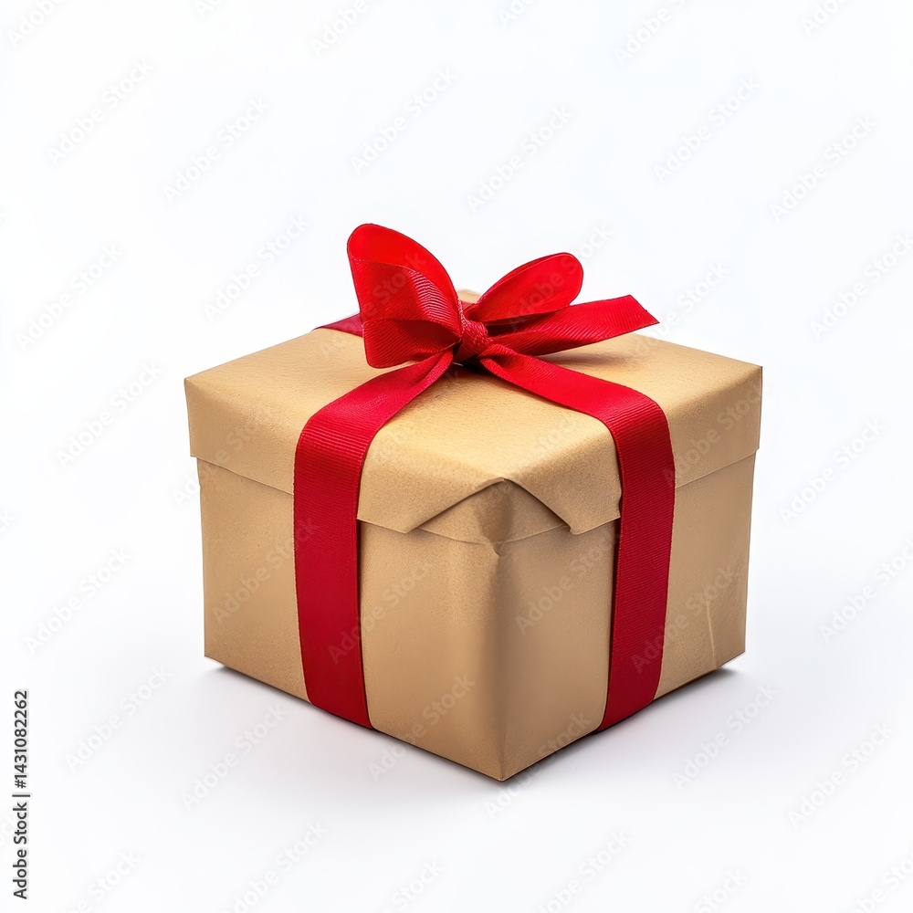 Fototapeta premium Gift Box with Red Ribbon (8)