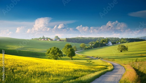 fresh bright country side