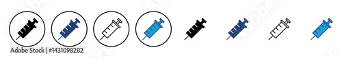 Syringe icon vector. injection icon vector.