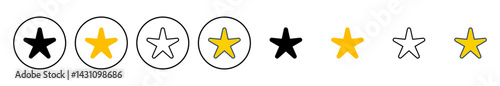 Star Icon vector. rating icon vector. favourite star icon