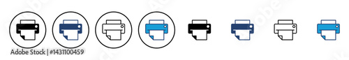 Print icon vector. printer icon vector.