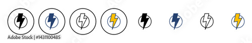Power icon vector. Power Switch Icon. Electric power