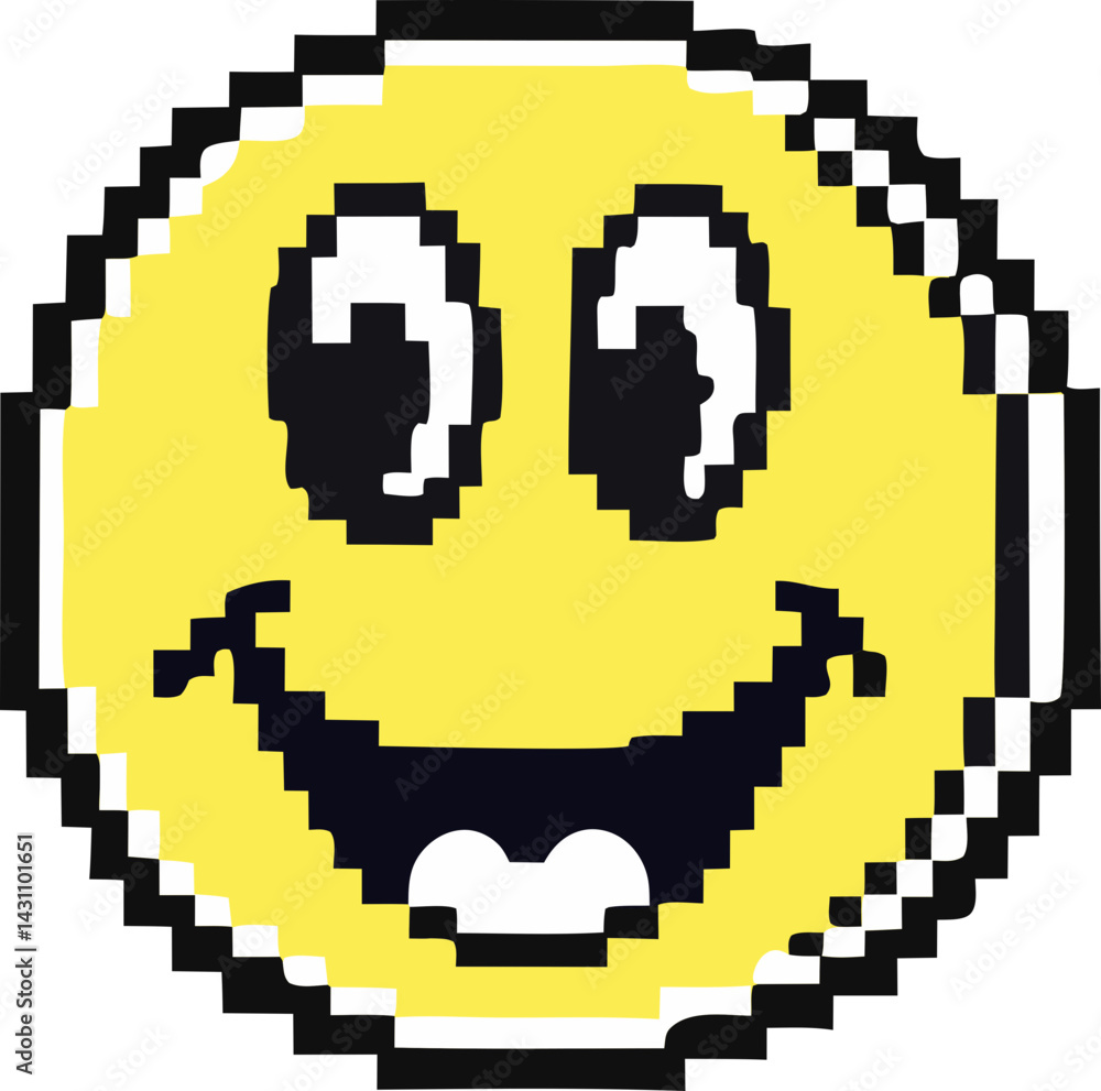 Fototapeta premium cute and trendy emoji illustration svg