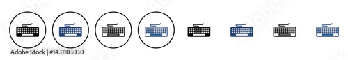 Keyboard icon vector. keyboard vector symbol