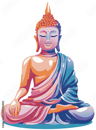 buddha statue isolated
