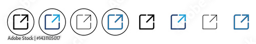 External link icon vector. link icon vector. hyperlink symbol