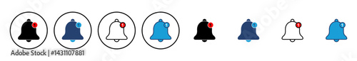 Bell Icon vector. Notification icon for your web site design