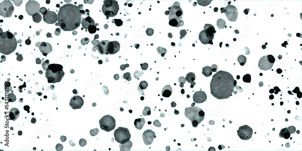 Seamless pattern of green and white Dalmatian spots, arranged in an orderly pattern white hand drawn splashes and stains on white background. Vector Pattern for Design and Decoration Seamless pattern of green and white Dalmatian spots, arranged in an orderly pattern white hand drawn splashes and stains on white background. Vector Pattern for Design and Decoration