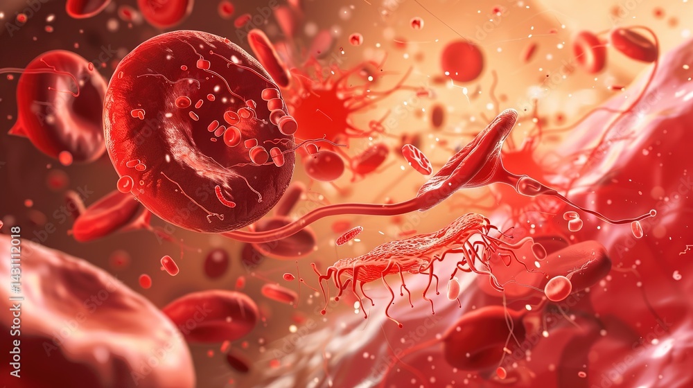 Fototapeta premium Diabetes Complications: Unveiling the Health Risks and Long - Term Consequences