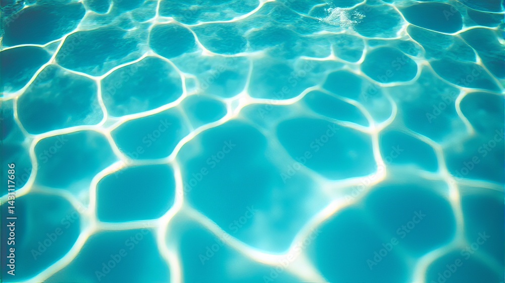Obraz premium Gentle Pool Water Ripple Texture