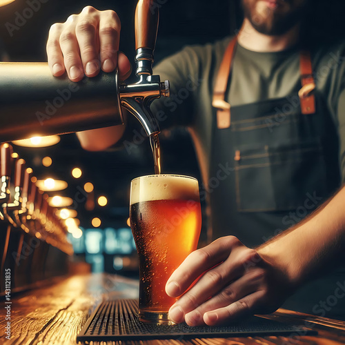 Pouring Craft Beer