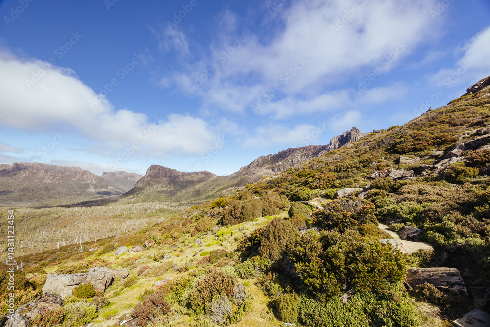 Views around Mt Ossa in Tasmania Australia