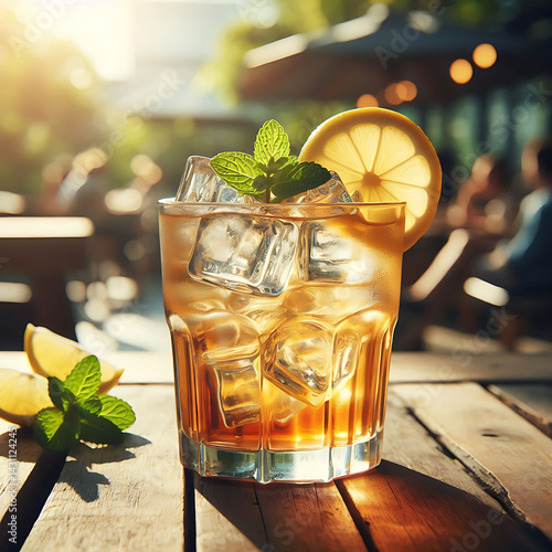 Iced Tea with Lemon
