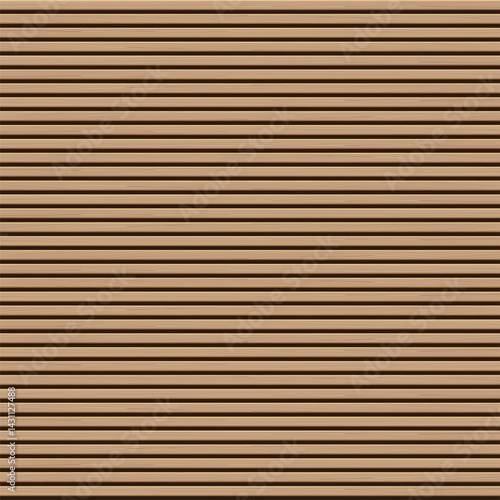 Wooden slats for wall, floor, facade decor. Vector background