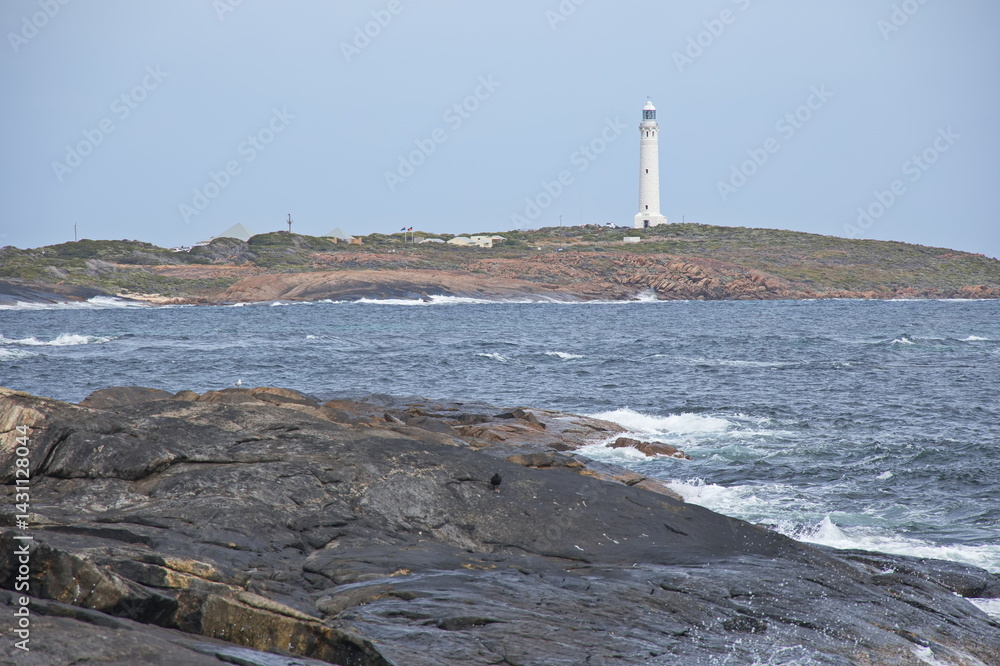 Fototapeta premium Cape Leuwin lighthouse at Augusta, Western Australia, Australia 