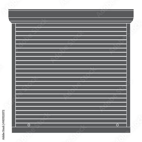 Protective shutters on the windows	