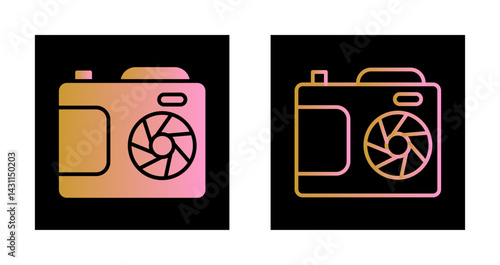 Camera Lenses Icon Design