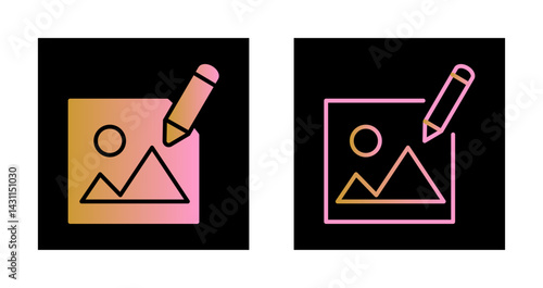 Photography Editing Icon Design