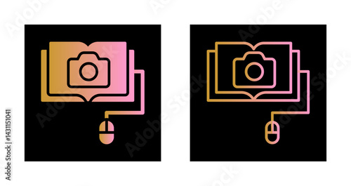 Photography Courses Icon Design