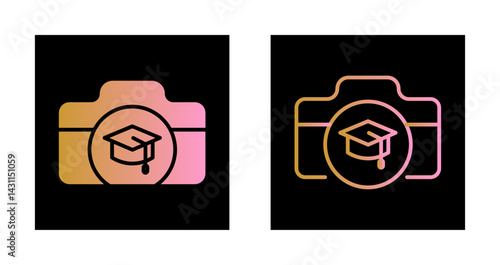 Photography Education Icon Design