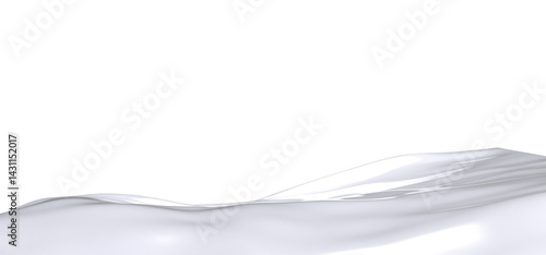 Abstract white liquid splas...