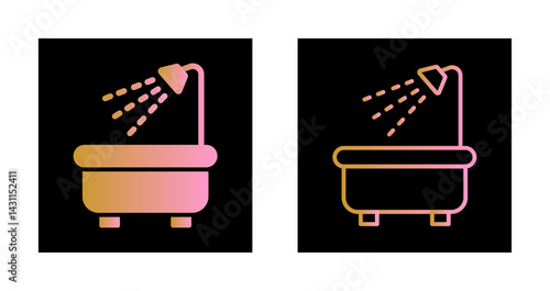 Bath Time Icon Design