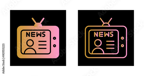Newsreader Icon Design