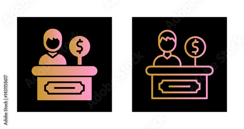 Cashier Icon Design