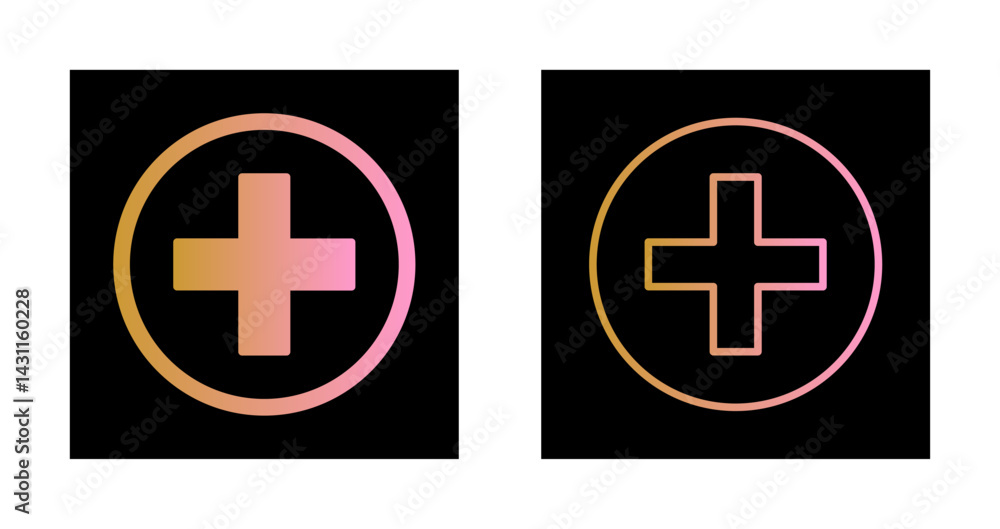 Fototapeta premium Add Icon Design