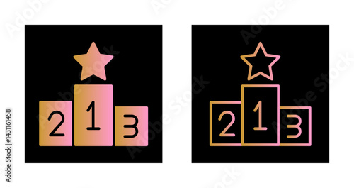 Podium Icon Design