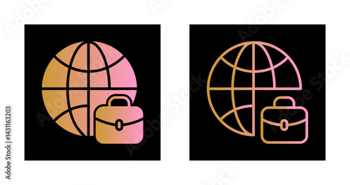 International Job Icon Design