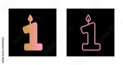 Age Number Icon Design
