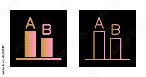 AB Testing Icon Design