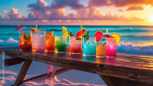 cocktail on the beach