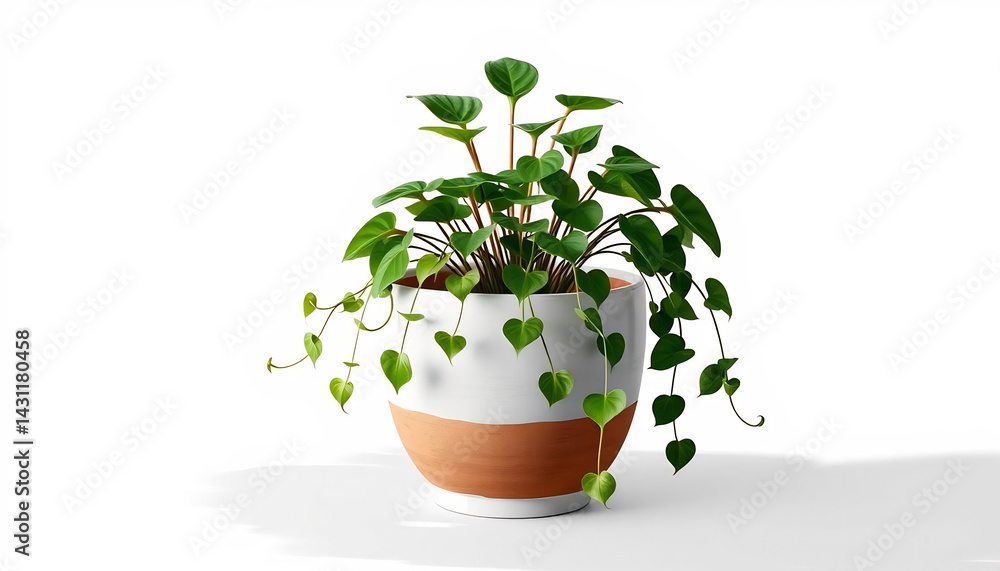 Obraz premium Modern Planter Mockup for Indoor Greenery