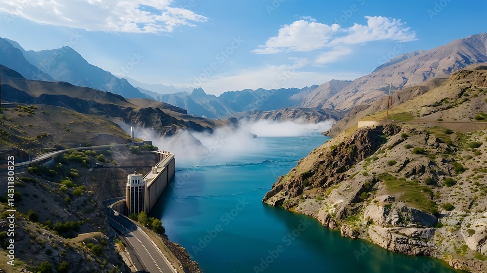 Obraz premium a large body of water