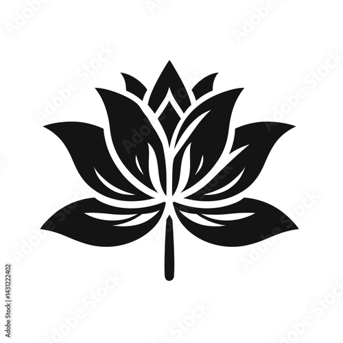 A lone flower in full silhouette, evoking peace and introspection.31