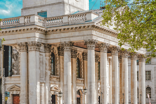Εκτύπωση καμβά St Martin In The Fields Anglican Church Corinthian Columns, 18th Century Buildin