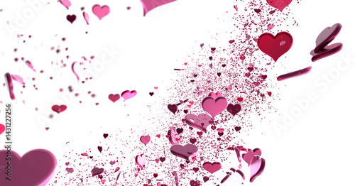 Love valentine background w...